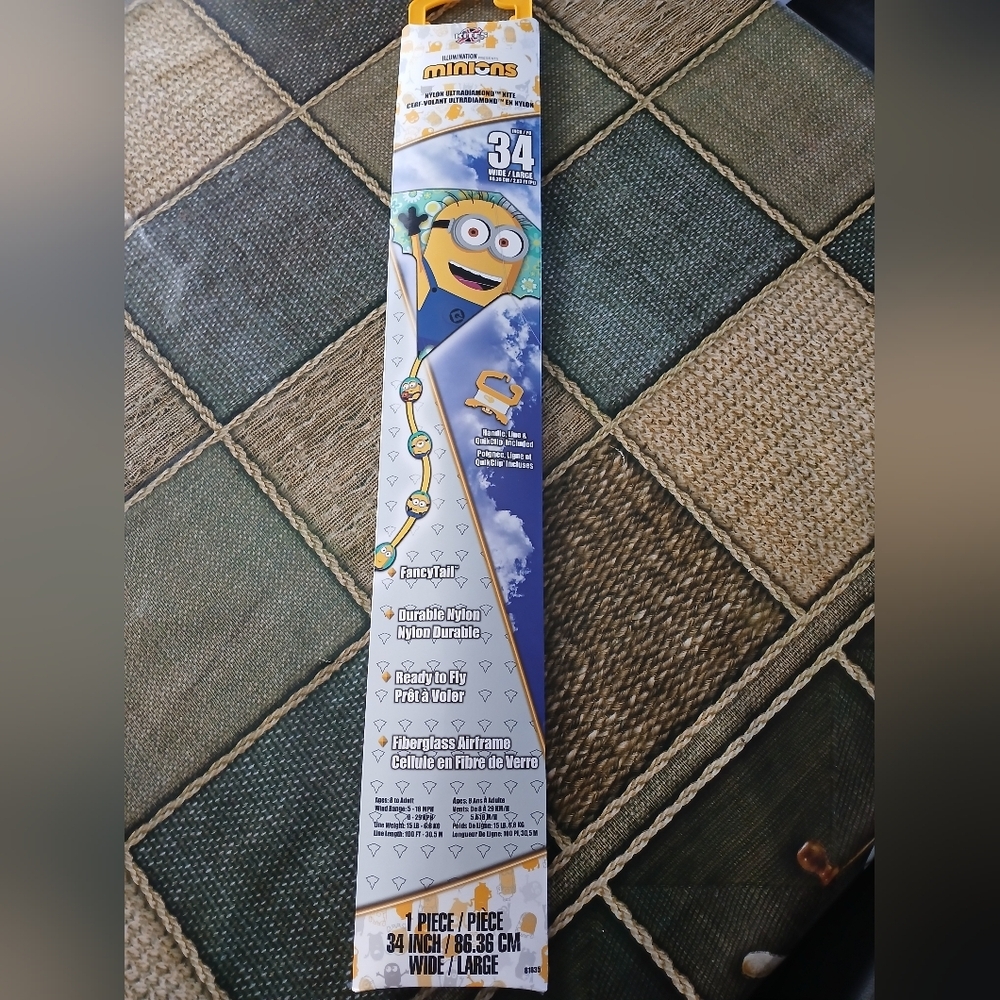 Minions Kite - Yellow and Blue